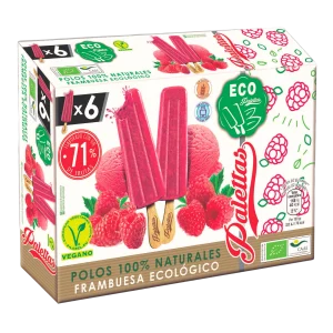 PALETTAS FRAMBUESA ECO 6U