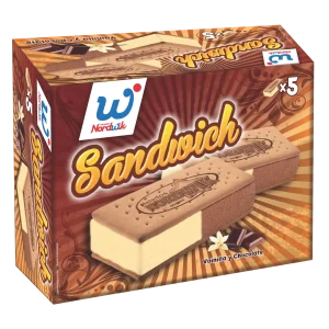 SANDWICH VAINILLA Y CHOCOLATE 5 UDS